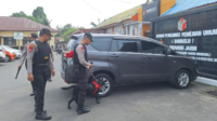 tim k 9 polda jambi amankan kantor kpu dan bawaslu