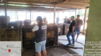 gudang minyal ilegal di muaro jambi digerebek