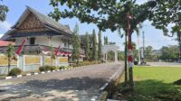 Tampak Megah Grdung Kantor DPRD Merangin. Selasa (1/10/2024).