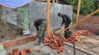 Yabani warga Desa Bedeng Rejo Tak Menyangka Rumah Saya Dibangun Baru Oleh TNI.