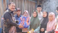 Penyerahan Bantuan untuk Korban Kebakaran di Siulak Panjang. Foto: Oga/Jambiseru.com