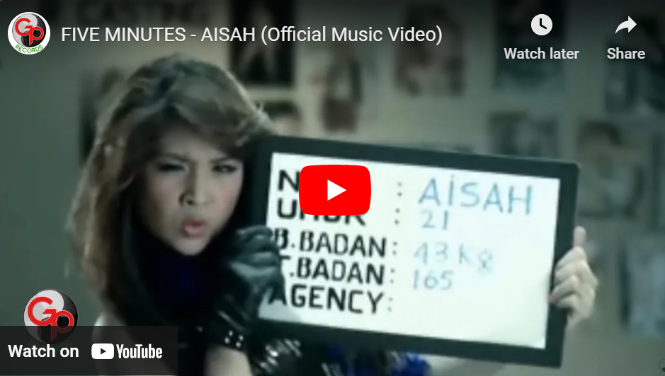 lagu aisah five minutes. lagu aisah five minutes.