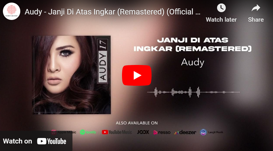 lagu janji di atas ingkar (mendua) audy.