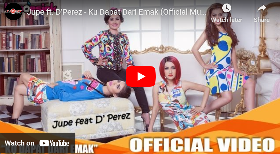 lagu kudapat dari emak julia perez ft d'perez.