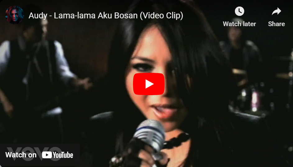 lagu lama lama aku bosan audy.