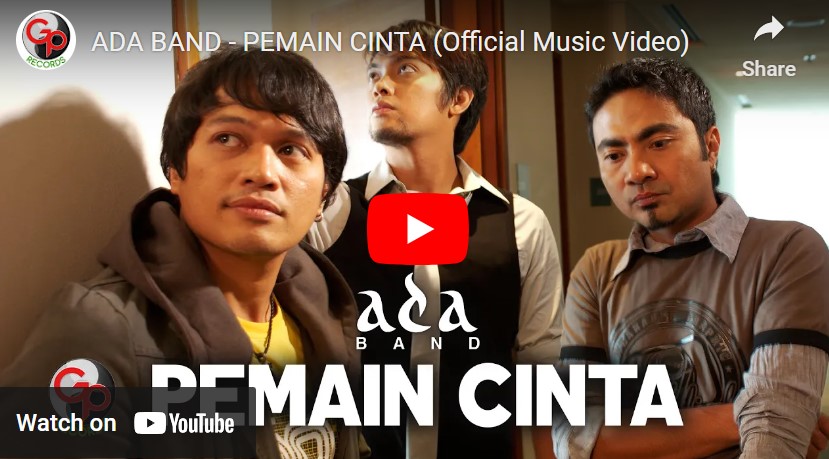 lagu pemain cinta ada band.