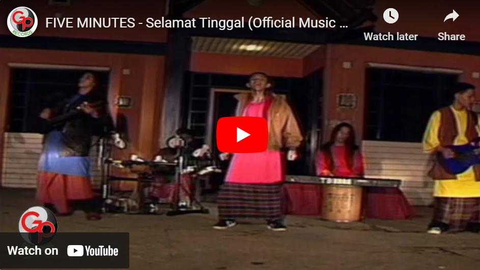 lagu selamat tinggal five minutes.