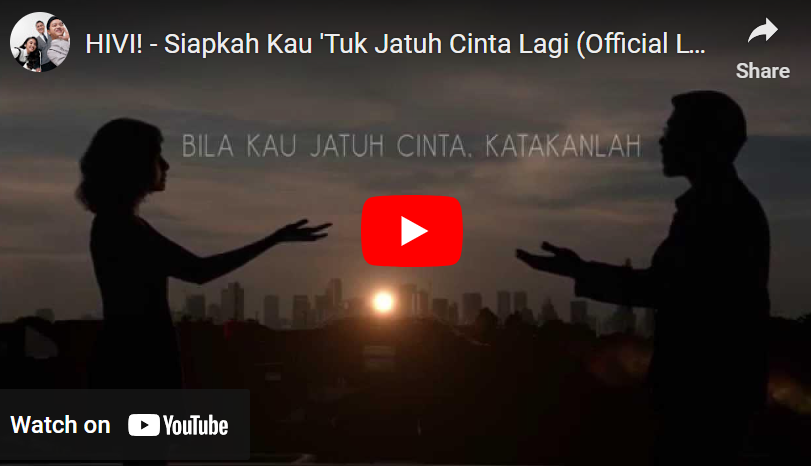 lagu siapkah kau 'tuk jatuh cinta lagi hivi!.
