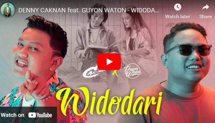 lagu widodari denny caknan ft guyon waton.