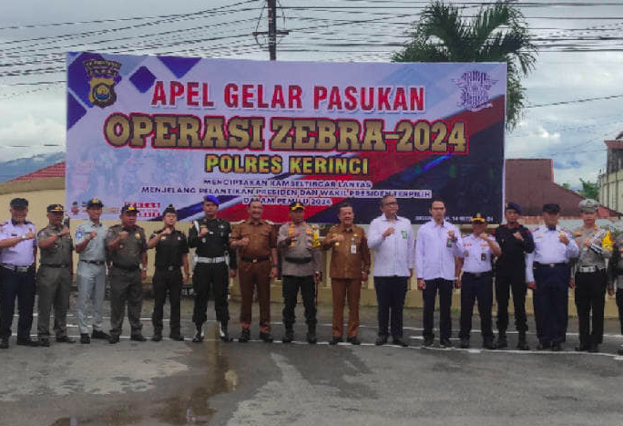 Apel Gelar Pasukan Operasi Zebra Tahun 2024. Foto: Oga/Jambiseru.com