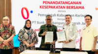 MoU Pemkab Kerinci dan Bank Jambi. Foto: Oga/Jambiseru.com