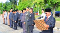 1ketua dprd muarojambi membacakan pesan pahlawan