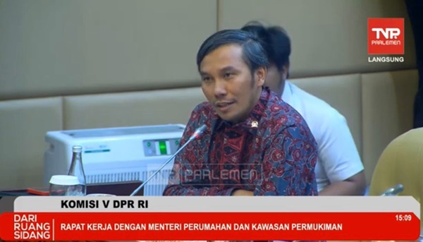 edi purwanto dalam rapat kerja komisi v dpr ri