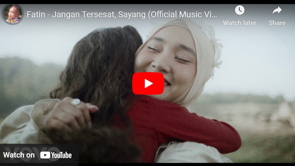 lagu jangan tersesat, sayang fatin.