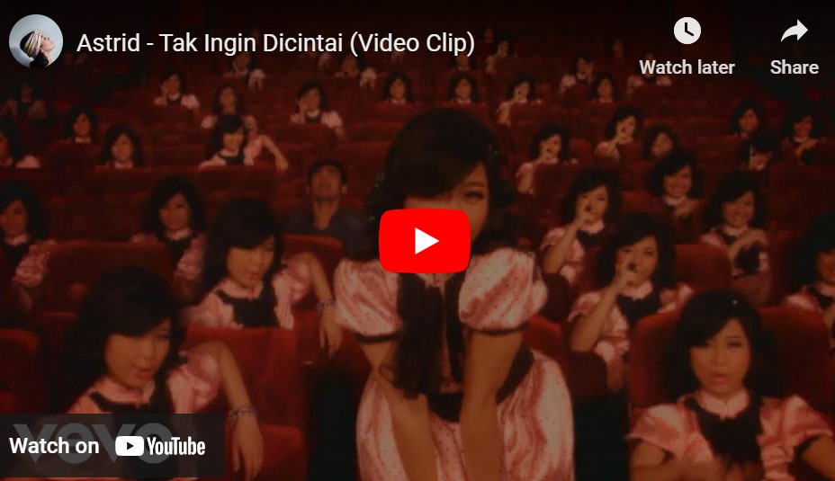 lagu tak ingin dicintai astrid.