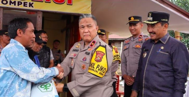 Peninjauan Lokasi Ketahanan Pangan di Pelompek. Foto: Oga/Jambiseru.com