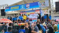 Ribuan warga Kecamatan Tebing Tinggi, Kabupaten Tanjung Jabung Barat dan sekitarnya hadiri pertemuan terbuka dengan calon Gubernur Jambi nomor urut 2, Al Haris