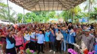 Calon Gubernur Jambi nomor urut 2 Al Haris didampingi Hafiz Fattah, Anita Yasmin dan Purwanto bersilaturahmi bersama warga desa Jangga Baru, Bulian Baru, dan Terentang Baru, Kecamatan Batin XXIV, Kabupaten Batanghari