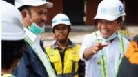 Gubenur Jambi, Al Haris mendampingi Kunker Menteri Perancanan pembangunan nasional (kepala Bappenas) Rachmat Pambudy, meninjau lokasi pembangunan proyek museum Kawasan Cagar Budaya Nasional (KCBN) Candi Muaro Jambi