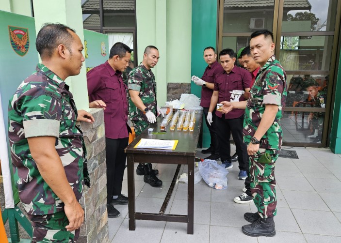 Kodim 0415/Jambi mengadakan kegiatan sosialisasi pencegahan, pemberantasan, penyalahgunaan dan Peredaran Gelap Narkoba (P4GN)
