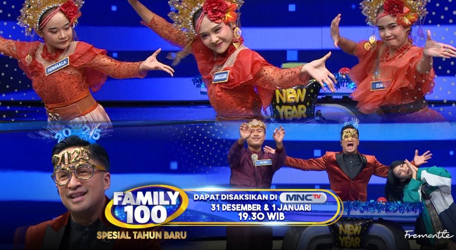 Game show nomer 1 di Indonesia, Family 100 selalu menjadi tontonan favorit yang selalu ditunggu-tunggu pada setiap penayangannya oleh para pemirsa. Game show nomer 1 di Indonesia, Family 100 selalu menjadi tontonan favorit yang selalu ditunggu-tunggu pada setiap penayangannya oleh para pemirsa.