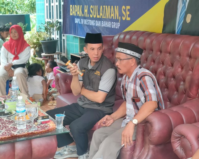 Anggota DPRD Muaro Jambi, H Sulaiman melaksanakan reses masa pertama di Desa Suka Maju dan Kelurahan Tempino, Kecamatan Mestong.