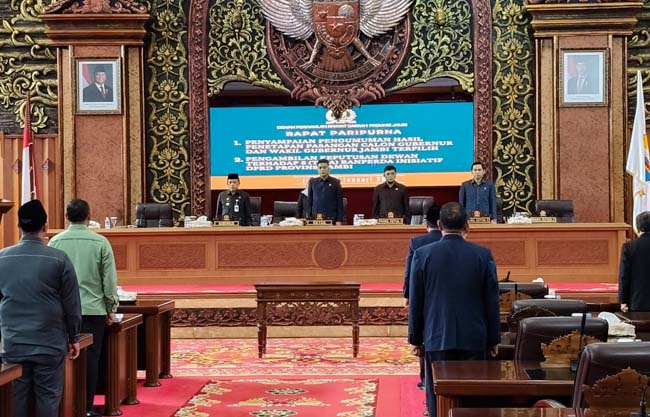 dprd provinsi jambi umumkan al haris dprd provinsi jambi umumkan al haris