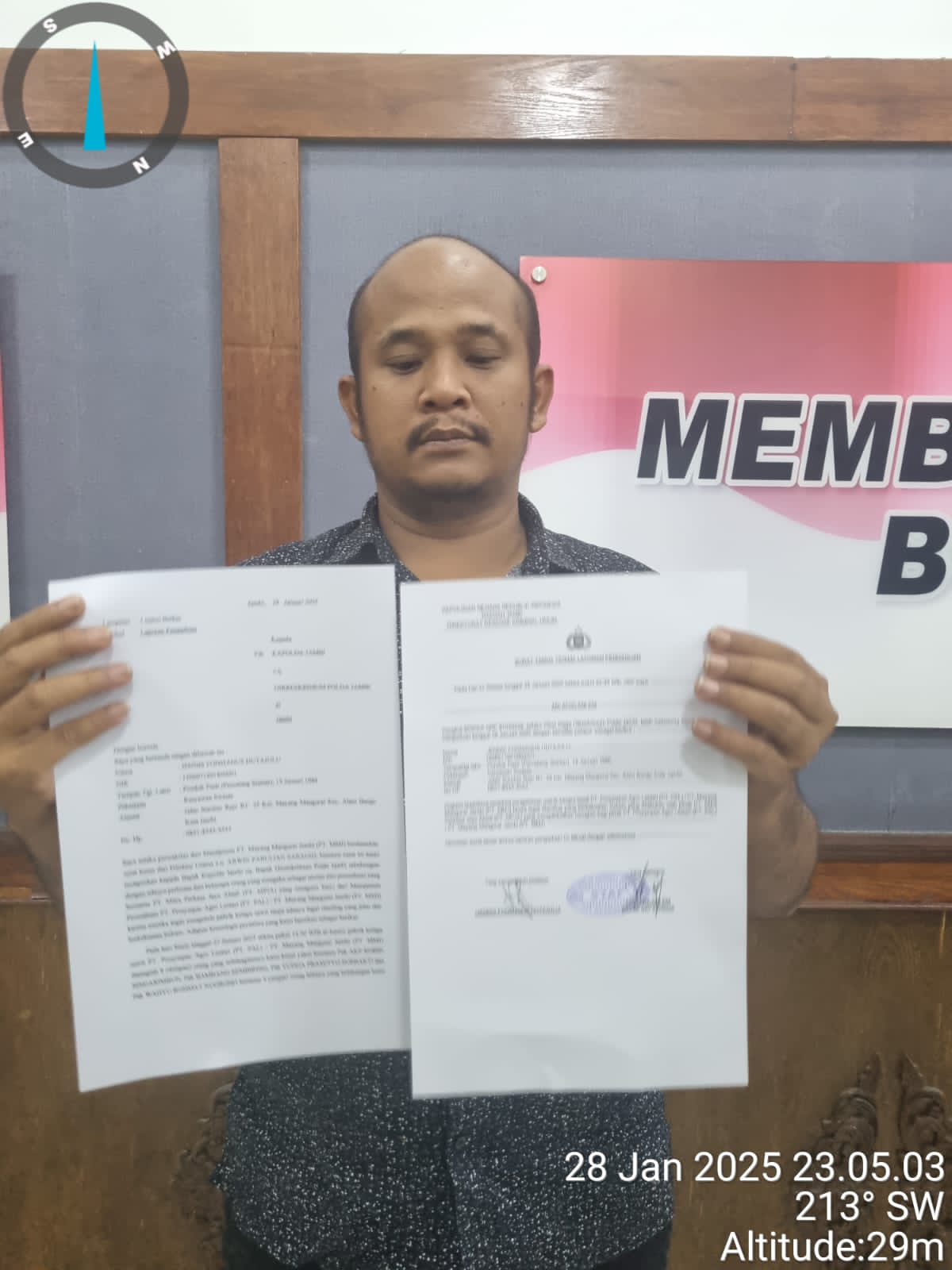 Manajemen PT Mayang Mangurai Jambi (MMJ) akhirnya pada Selasa malam, 28 Januari 2025 sekitar pukul 22.30 melapor ke Polda Jambi.