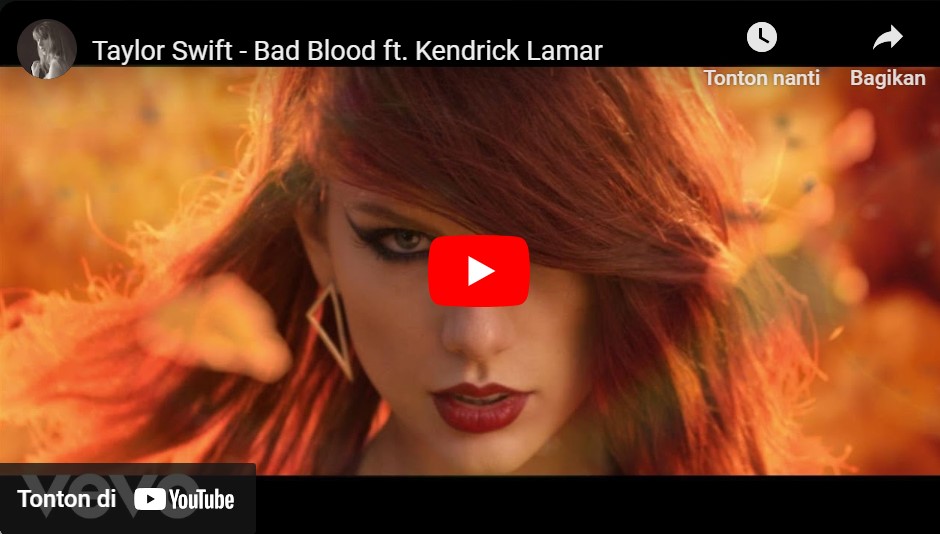 lagu bad blood taylor swift ft kendrick lamar. lagu bad blood taylor swift ft kendrick lamar.