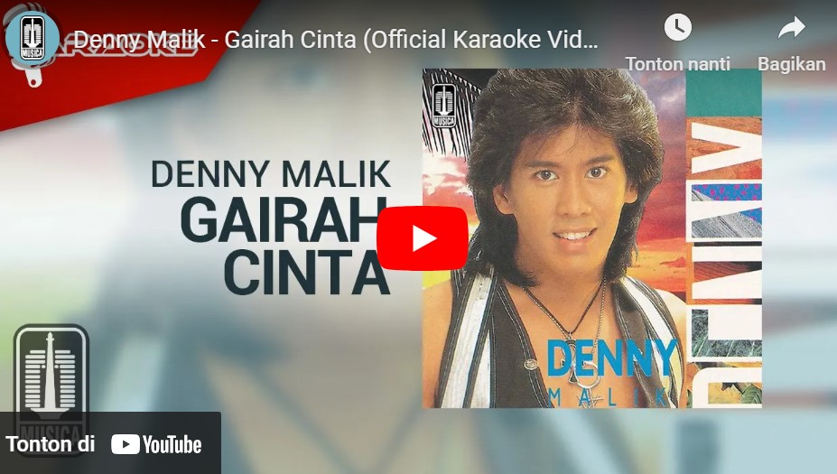 lagu gairah cinta denny malik. lagu gairah cinta denny malik.