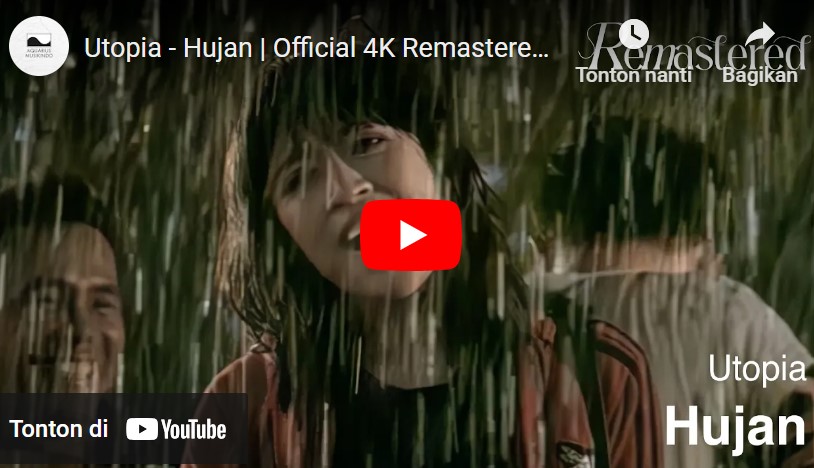 lagu hujan utopia.