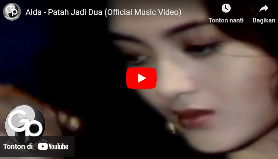 lagu patah jadi dua alda risma.