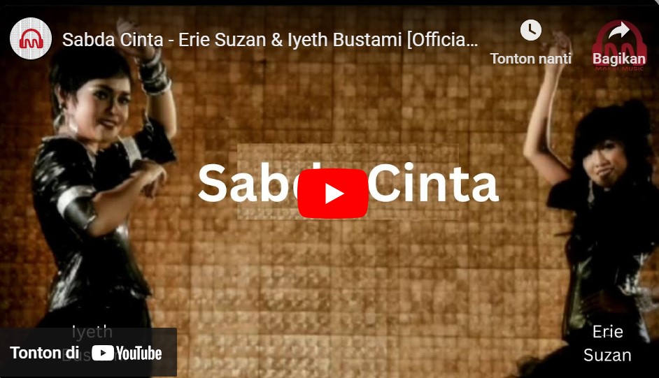 lagu sabda cinta erie suzan ft iyeth bustami. lagu sabda cinta erie suzan ft iyeth bustami.
