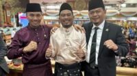 Rocky Candra mengenang masa lalu bersama Edi Purwanto dan Elpisina di HUT Provinsi Jambi