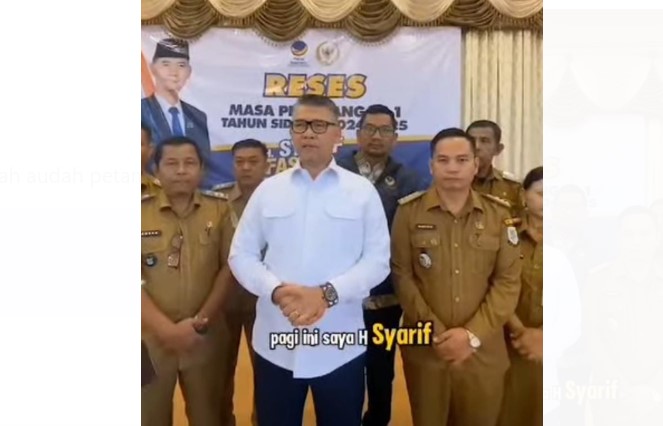Anggota DPR RI dapil Jambi, Sy Fasha kembali melakukan reses sidang pertama di Kota Jambi.