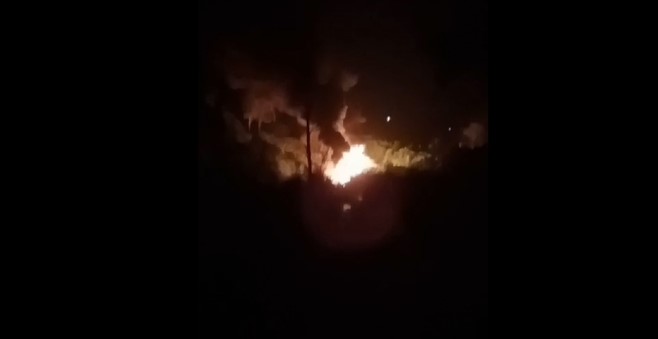 Sumur tambang minyak ilegal yang berada di kawasan hutan produksi Dusun Senami, Desa Jebak, Kecamatan Muara Tembesi, Kabupaten Batanghari lagi-lagi terbakar.