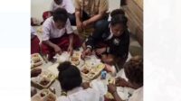 Anggota DPR RI dapil Jambi, Rocky Candra bersama Ketua Umum PP Tidar, Rahayu melakukan peninjauan makan bergizi gratis di Papua Tengah.