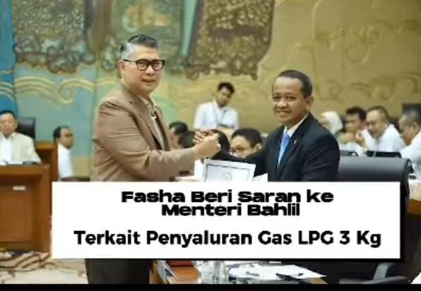 Anggota DPR RI dapil Jambi, Sy Fasha melakukan rapat kerja bersama Menteri ESDM, Bahlil Lahadalia.
