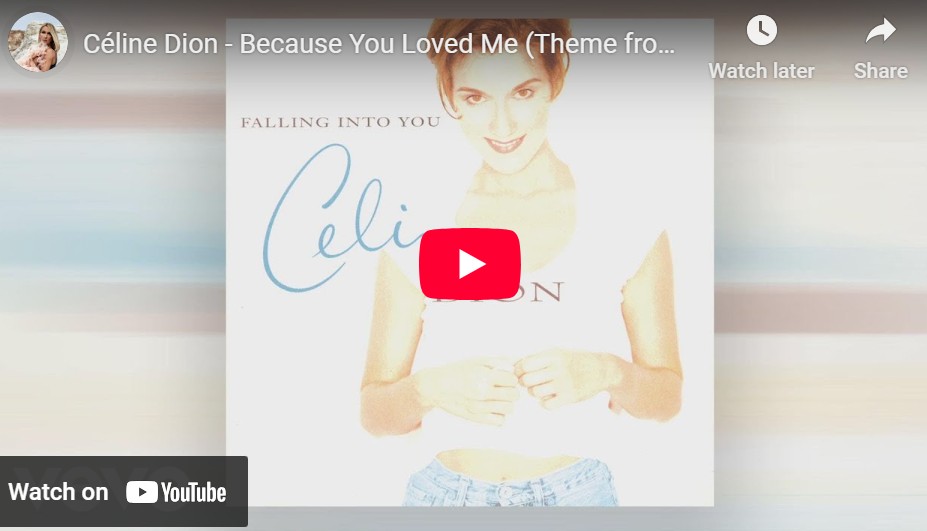 lagu because you loved me celine dion. lagu because you loved me celine dion.