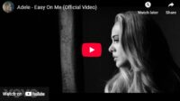 lagu easy on me adele.
