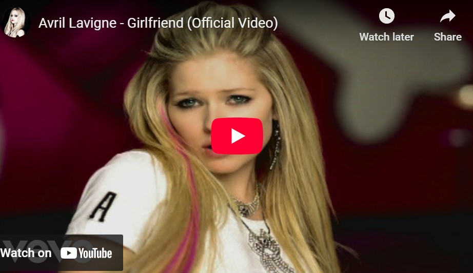 lagu girlfriend avril lavigne. lagu girlfriend avril lavigne.