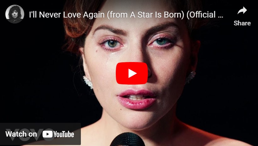 lagu i'll never love again lady gaga.