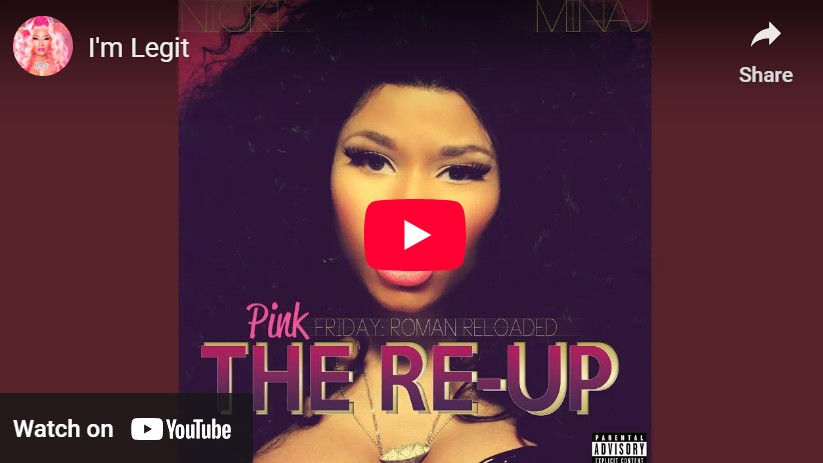 lagu i'm legit nicky minaj.