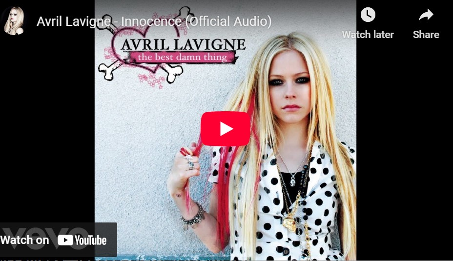 lagu innocence avril lavigne. lagu innocence avril lavigne.