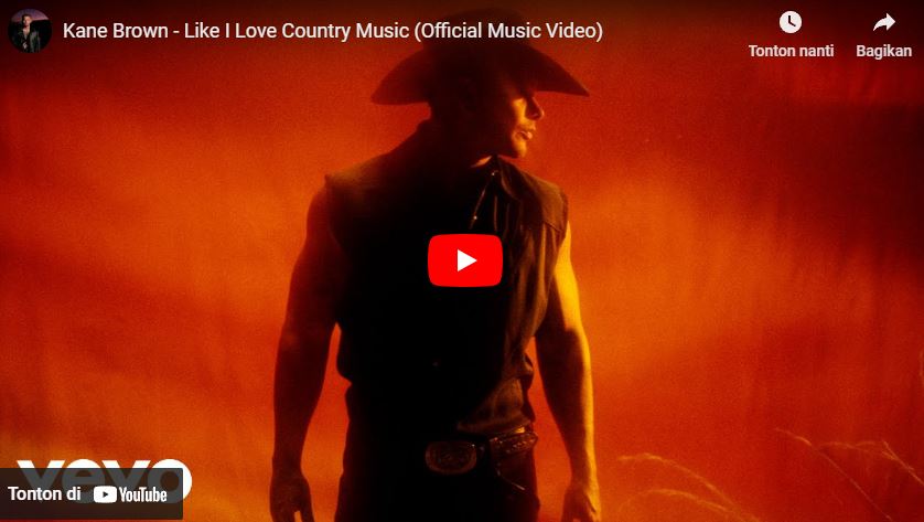 lagu like i love country music kane brown.