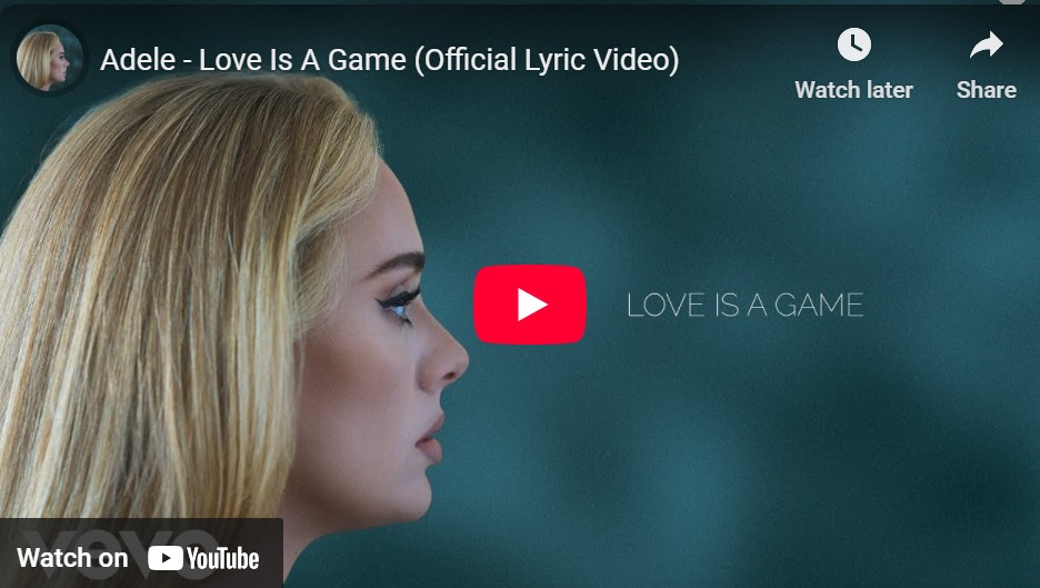 lagu love is a game adele. lagu love is a game adele.