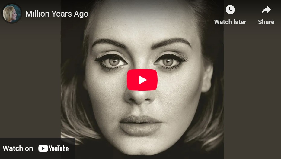 lagu million years ago adele.