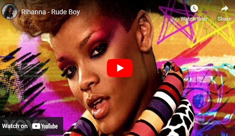 lagu rude boy rihanna.