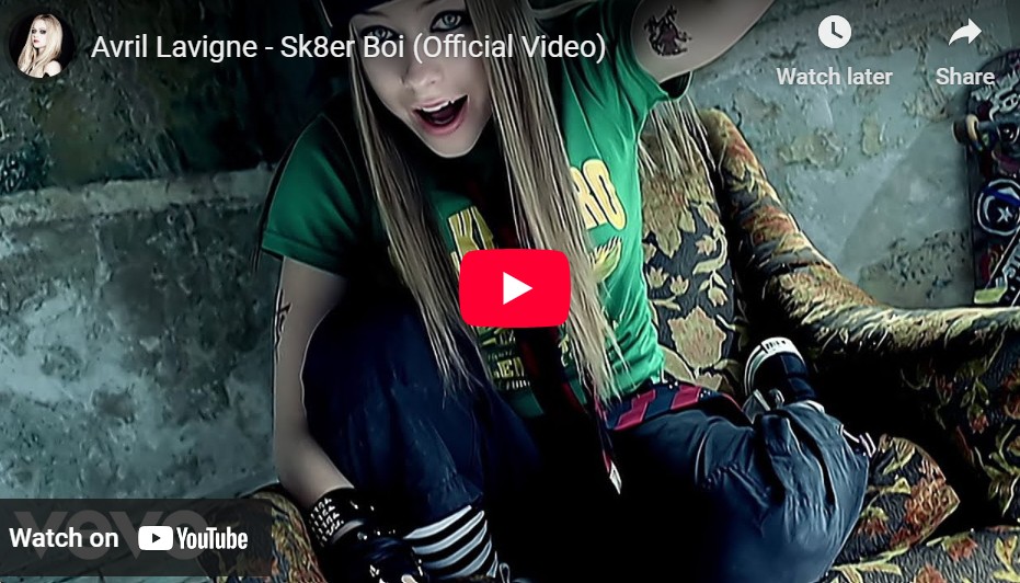 lagu sk8er boi avril lavigne.