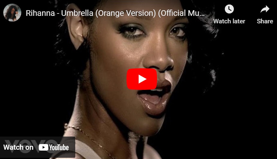 lagu umbrella rihanna.